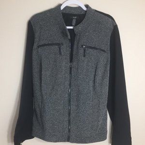 Alfani Black Tweed Knit Blazer Jacket Size 22W
